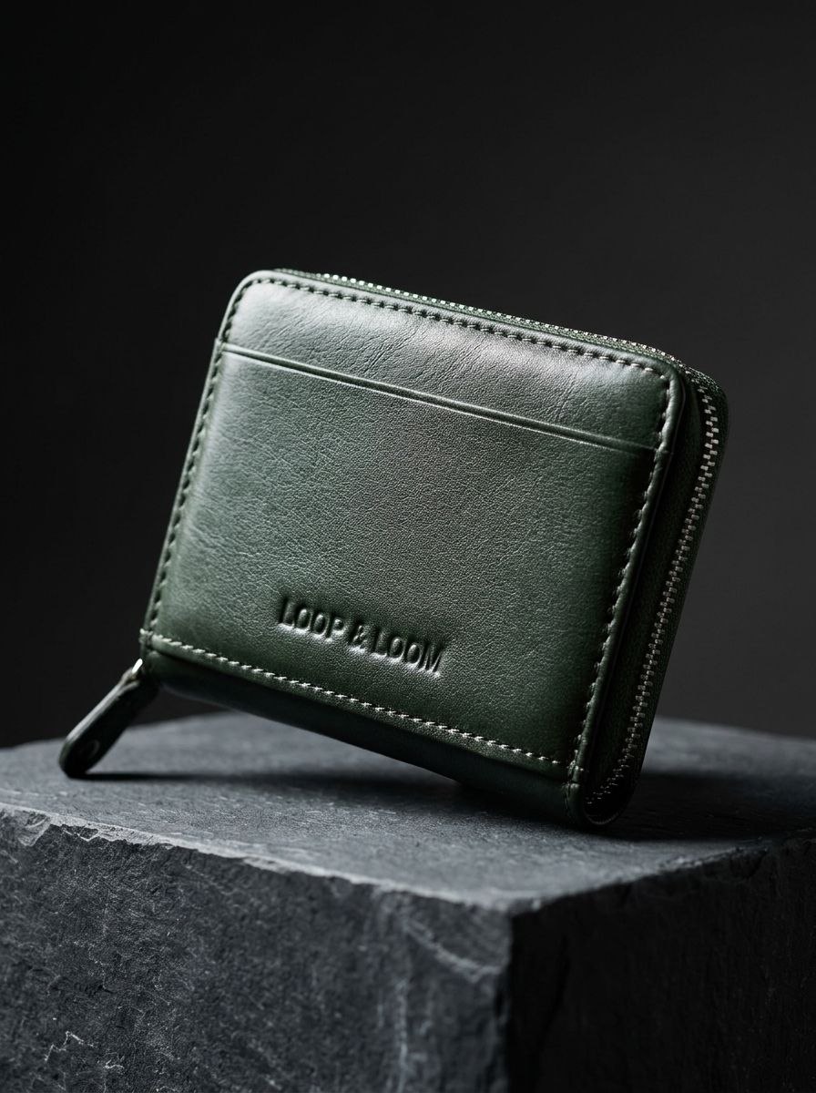 Loop & Loom wallet card slots and clean leather design